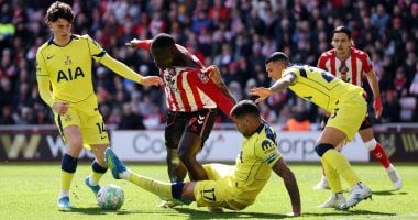 جانب من مباراة سندرلاند ضد توتنهام 