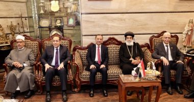 محافظ المنوفية يقدم التهنئة للأنبا بنيامين والأخوة الأقباط بمناسبة عيد القيامة