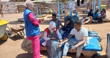 انتشار الفرق الطبية على شواطئ جنوب سيناء لتقديم الخدمات الصحية للمواطنين