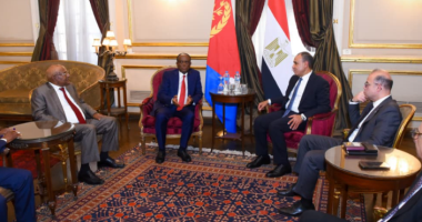 الوزراء خلال الاستقبال