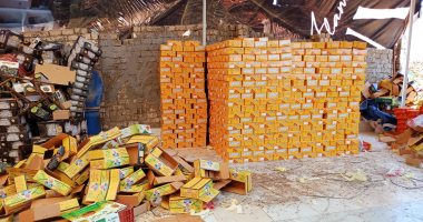 تموين الغربية: ضبط 6.5 طن زبيب مجهولة المصدر ومغشوش داخل مصنع غير مرخص بالسنطة