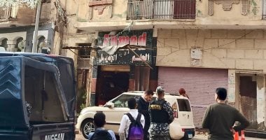 انهيار سور عقار بدمنهور يسفر عن تحطم سيارة ملاكى