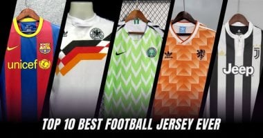 قميص نيجيريا يتصدر قائمة أفضل أطقم كرة القدم تاريخيًا