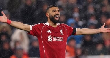 محمد صلاح في مباراة ليفربول وباريس سان جيرمان
