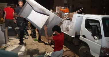 رفع 255 حالة إشغال متنوعة بنطاق حى جنوب بمدينة أسوان