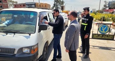 إجراء تحاليل مخدرات لـ29 سائقا فى حملة مرورية بكفر الشيخ