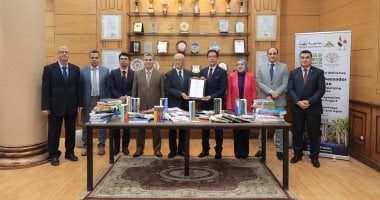 رئيس جامعة بنها يستقبل سفير اليابان بالقاهرة