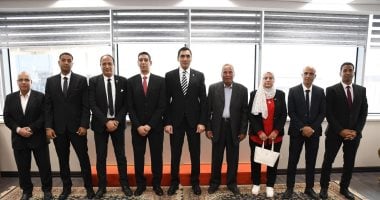 وزير الرياضة يستقبل مجلسى إدارة اتحادى ألعاب القوى والسلة