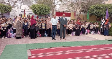 وكيل تعليم بنى سويف يتفقد مدرسة الشعراوي الابتدائية 