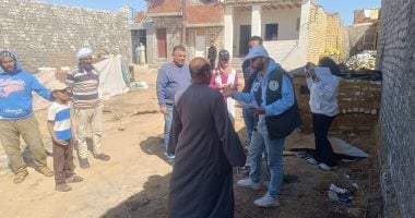 شركة مياه القناة: تنفيذ أبحاث حالة ميدانية للأسر الأولى بالرعاية بمركز ومدينة فايد