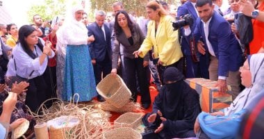 افتتاح فعاليات معرض ديارنا بحضور وزيرة التضامن الاجتماعي وعدد من الوزراء