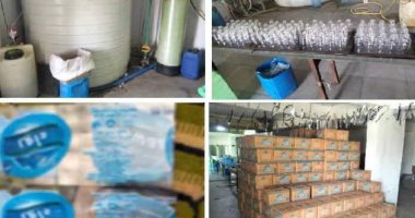 مياه "بئر السلم".. ضبط مصنع غير مرخص لإنتاج مياه معدنية مغشوشة بالغربية