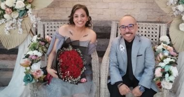 الفنان مينا أبو الدهب يحتفل بزفافه بعد 10 شهور من الخطوبة