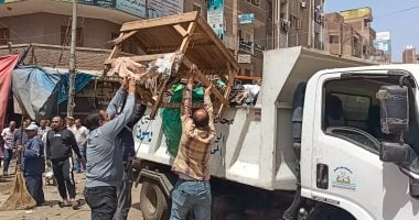 إزالة 1168 حالة إشغالات في حملة بعدد من الأحياء بمدينة دسوق