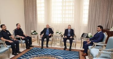 الفريق أسامة ربيع يستقبل وفد معهد دراسات الحرب الجوية