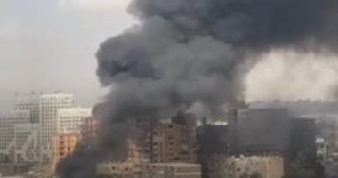 حريق مخزن بمدينة نصر 