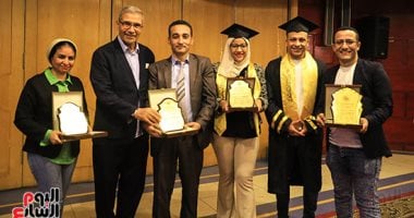 نقابة الصحفيين تكرم الأعضاء الحاصلين على الماجستير والدكتوراه في احتفالية كبرى.. صور 
