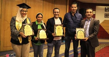 الصحفيين تكرم الزملاء الحاصلين على الماجستير والدكتوراة من اليوم السابع وصوت الأمة