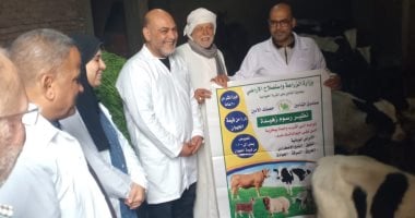 بيطري القليوبية: تحصين 113 ألف رأس ماشية ضد الجلد العقدي للأبقار وجدري الأغنام