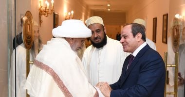 الرئيس السيسى يستقبل سلطان طائفة البهرة وأنجاله ويؤكد الحرص على تطوير مساجد آل البيت