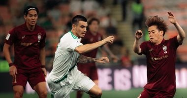 فيسيل كوبى ضد الأهلى.. الراقى يتأخر بهدف فى الشوط الأول بنصف نهائي أبطال آسيا للنخبة