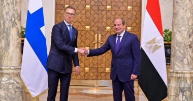 رئيس فنلندا: تحول واضح فى البنية التحتية لمصر ومشهد النيل من الفندق يؤكد أنها مهد الحضارة.. أشكر القاهرة لدورها فى إحلال الاستقرار وبحثها عن حلول سلمية فى غزة وإيران.. واجتماع مهم فى قبرص بحضور الرئيس السيسى