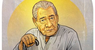 ذكرى رحيل الخال فى كاريكاتير اليوم السابع.. الأبنودى فى الذاكرة