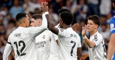 احتفال فريق ريال مدريد