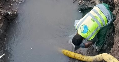 إصلاح أعطال خط طرد أبو شلبي وخط مياه فى أبو حماد بالشرقية