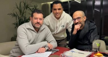 أول صورة لـ سامى الشيخ وعمرو يوسف من كواليس مسلسل الفرنساوى