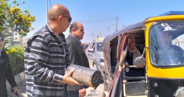 ضبط ومصادرة 8 تكاتك وموتوسيكلات و45 طقم صوت فى حملة للتصدي للضوضاء بالدقهلية