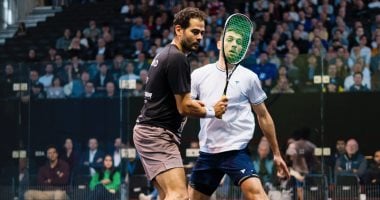 كريم عبد الجواد وفيروز أبو الخير يتأهلان لربع نهائى كأس جراسهوبر للاسكواش