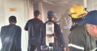 السيطرة على حريق داخل بنك بسفاجا