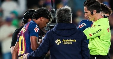 إصابة لامين يامال تقلق برشلونة قبل مراحل الحسم وتهدد مشاركته بكأس العالم
