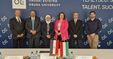 لتعزيز التعاون الدولى.. وفد جامعة بنها فى زيارة لجامعة أوبودا بالمجر.. صور
