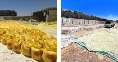 ضبط 940 طن أسمدة مغشوشة داخل مصنع "بير سلم" غرب النوبارية