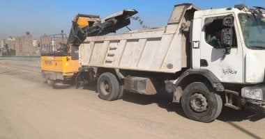 رفع كفاءة النظافة والتطوير بكوبرى والى في المنيب جنوب الجيزة