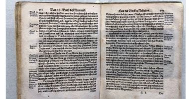 نسخة نادرة من أول ترجمة لمعاني القرآن الكريم باللغة الألمانية بمتحف القرآن الكريم