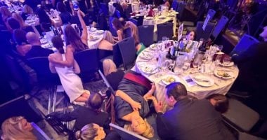 فوضى فى الحفل بعد سماع إطلاق النار