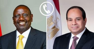 خلال اتصال هاتفى مع نظيره الكينى..الرئيس السيسى  يشدد على موقف القاهرة الثابت بضرورة وقف الصراع والانتهاكات الإنسانية ودعم سيادة السودان ووحدة أراضيه ومؤسساته.. ويؤكد الأهمية القصوى لملف مياه النيل بالنسبة لمصر