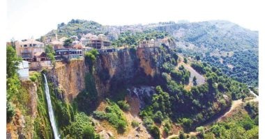 جمال الشلالات فى قرية جزين جنوبى لبنان