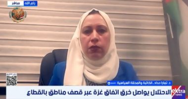 تمارا حداد: المساعدات المصرية تعزز صمود الشعب الفلسطيني بغزة