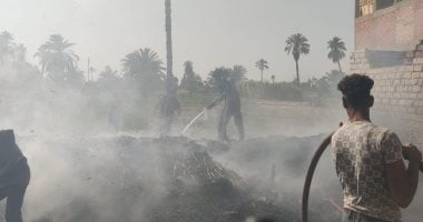 بالأسماء.. 3 مصابات في حريق داخل 5 أحواش بقنا