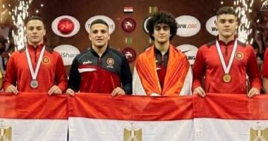 محمد عبد الرحمن ابن كفر الشيخ ولاعب منتخب مصر للمصارعة يحصد المركز الثاني أفريقيا
