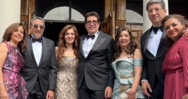 فى حفل عائلى.. هانى رمزى يشهد زفاف ابن شقيقته (صور)