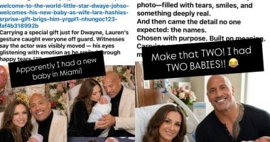 زوجة دواين جونسون ترد على شائعات إنجابهما طفلا جديدا