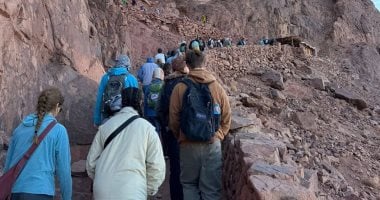 سانت كاترين تستقبل 450 سائحا من مختلف الجنسيات 