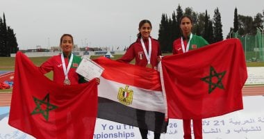 ريم تامر رشدي تفوز بالميدالية الذهبية في ألعاب القوى