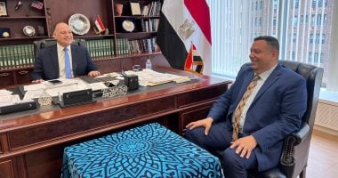 المهندس نشأت زنفل مع السفير تامر المليجي