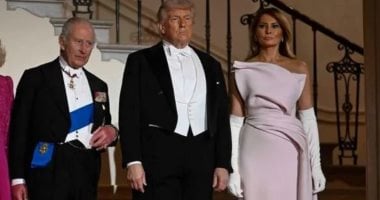 ملانيا والرئيس الأمريكى ترامب والملك تشارلز